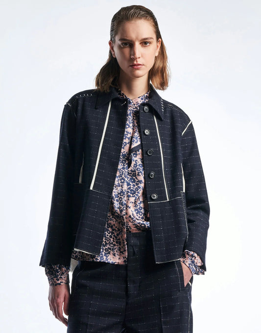 High by Claire Campbell - Compassion Jacket in Navy