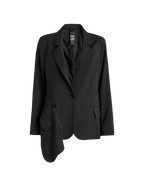 Black blazer on a transparent background