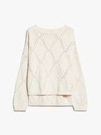 Oversized Diamond-Knit Sweater Abbozzi