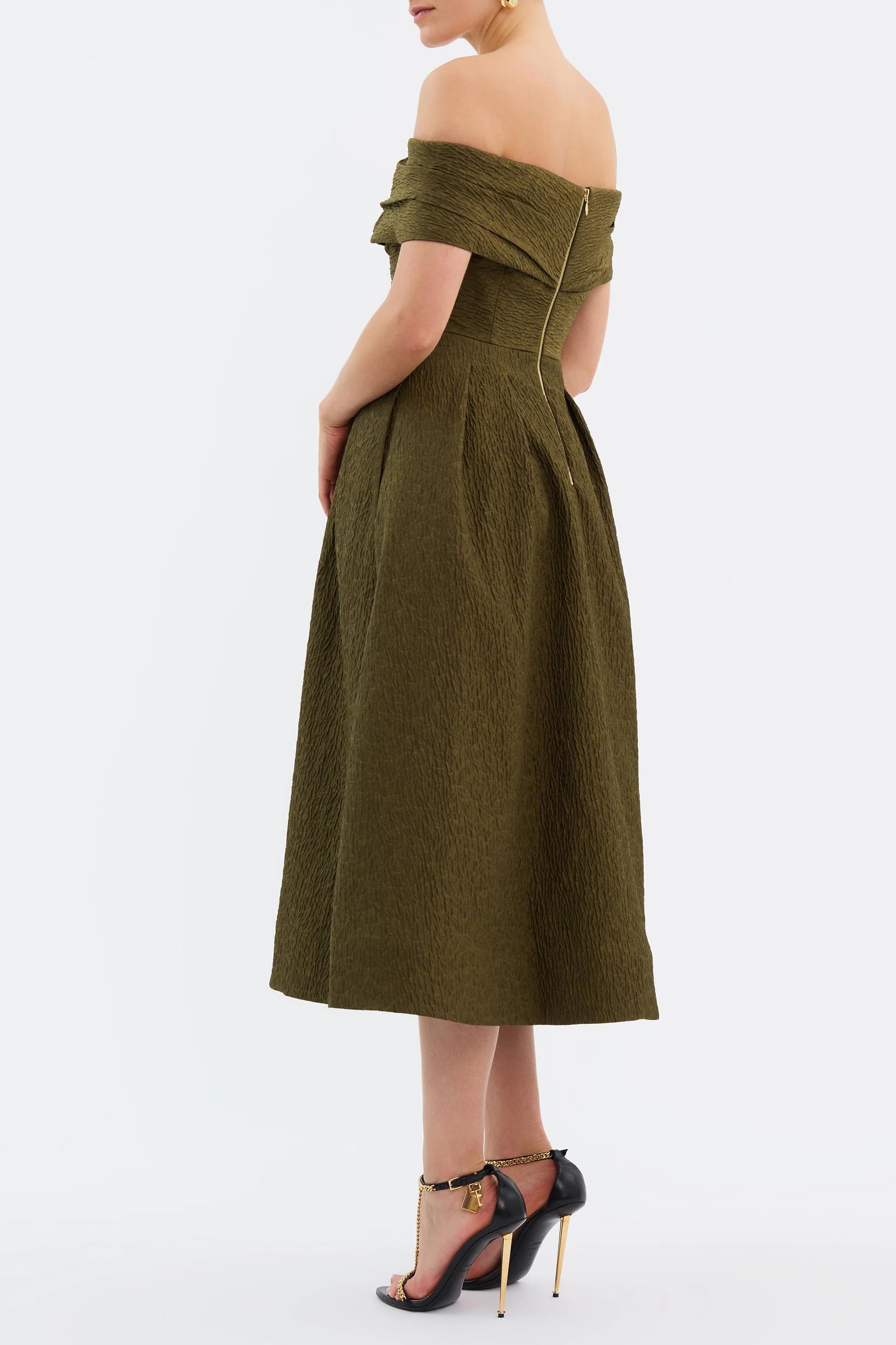 Adalyn Off The Shoulder Midi Dress S/S 24