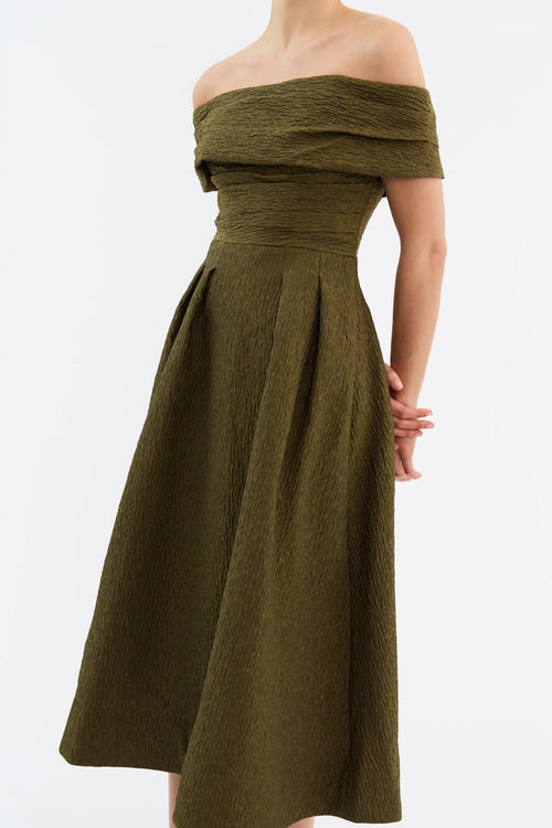Adalyn Off The Shoulder Midi Dress S/S 24