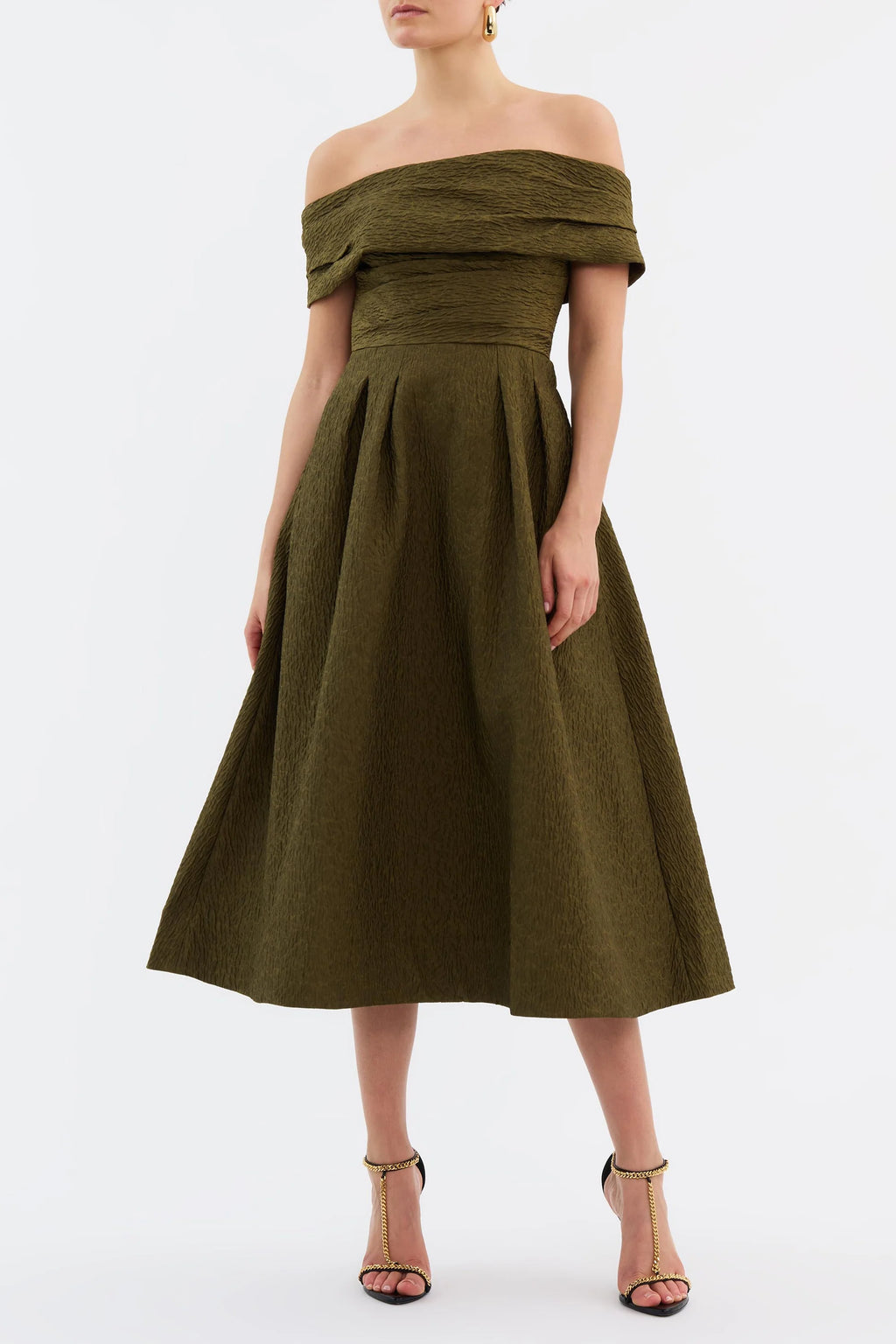 Adalyn Off The Shoulder Midi Dress S/S 24