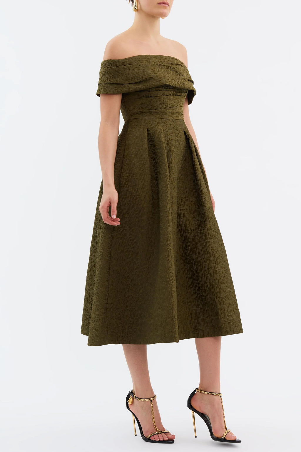 Adalyn Off The Shoulder Midi Dress S/S 24