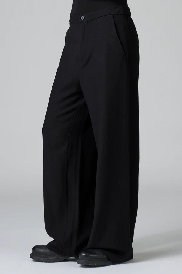 Black pants on a white background