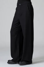 Black pants on a white background