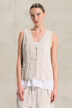 vest striped linen by transit
1018. CFDTRDA102.102 | SAND