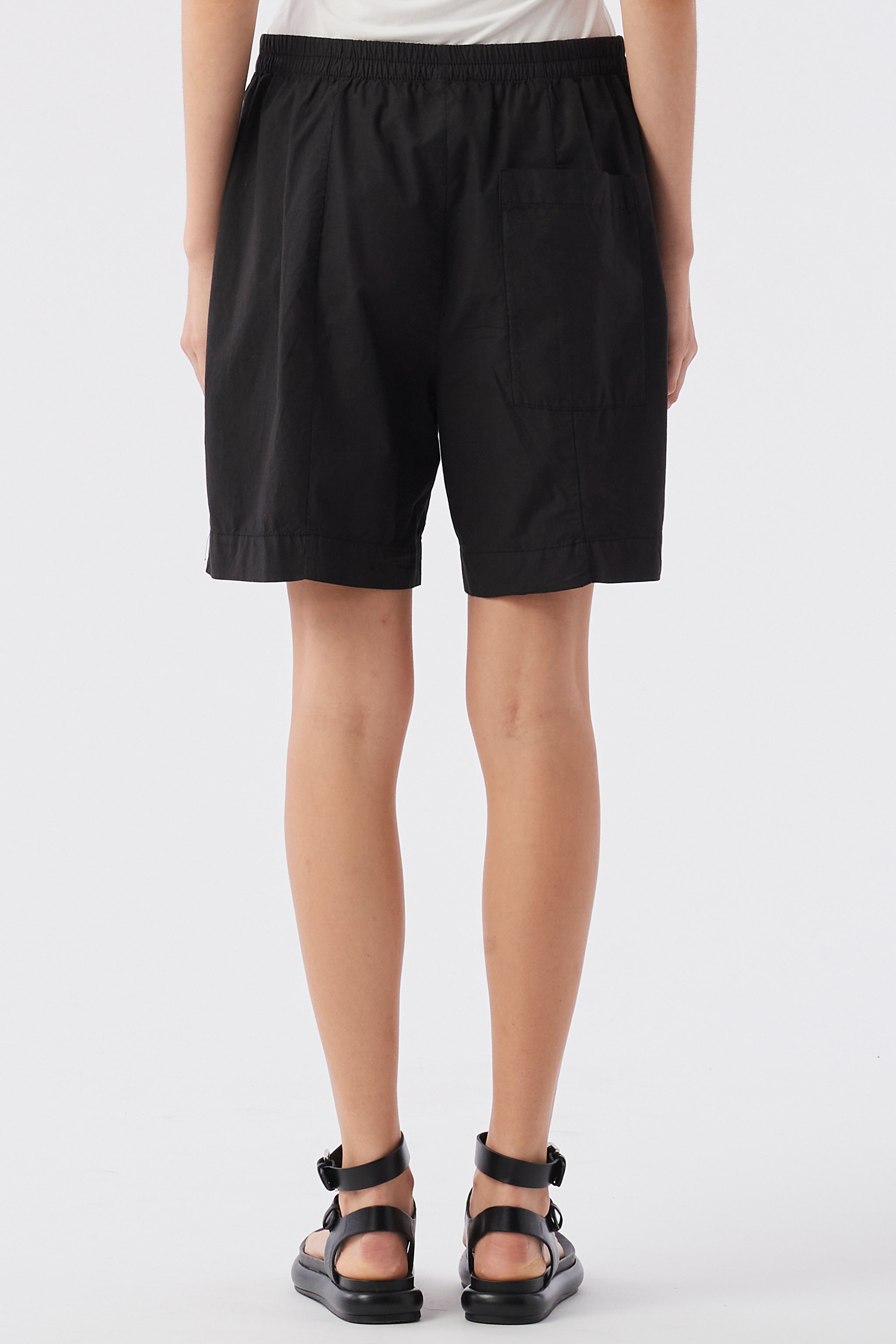TRANSIT - Black Cotton Shorts