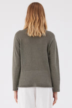 Transit - Maglia V neck Jumper in Grey
