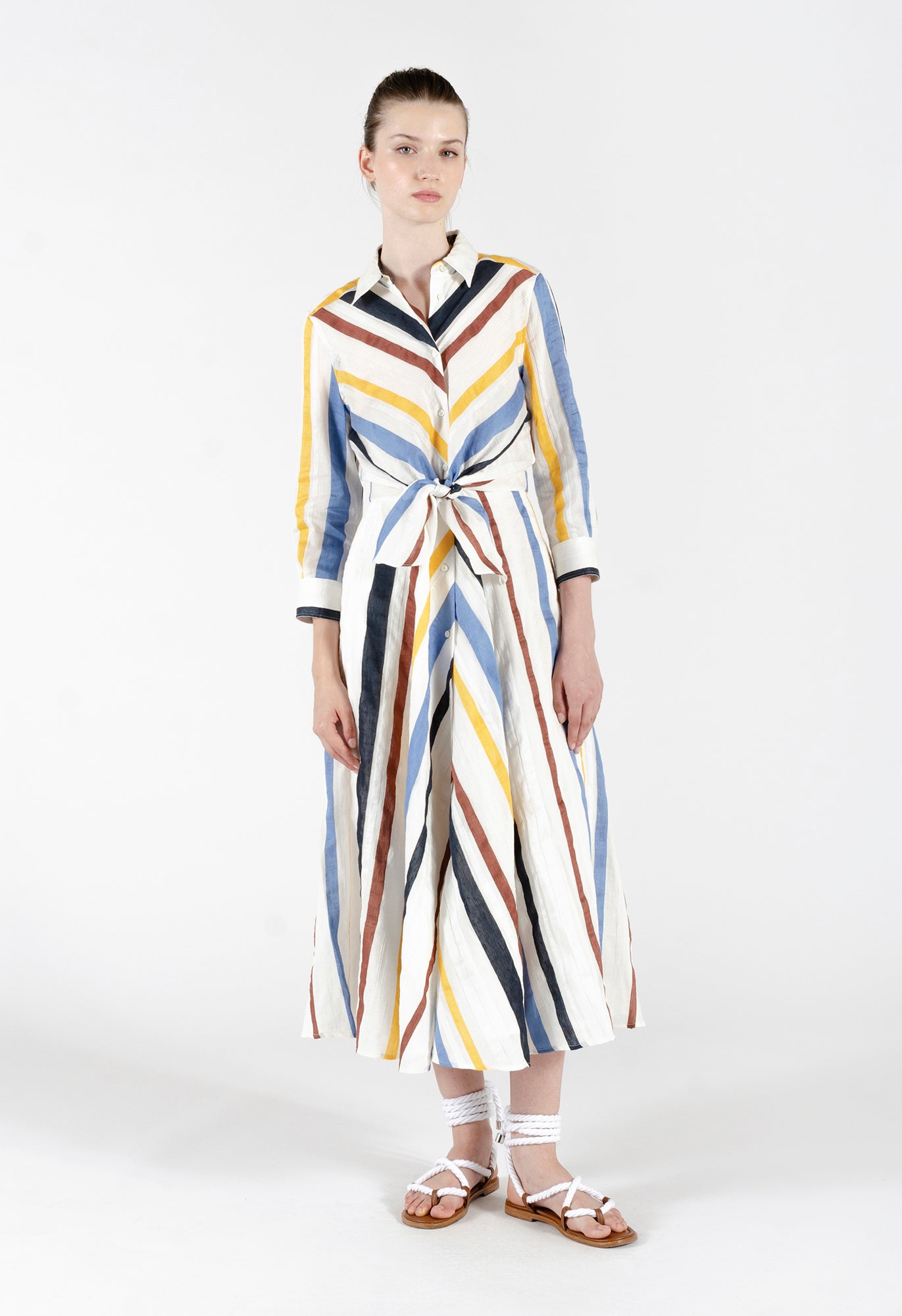 Dralla85 Linen Midi Dress