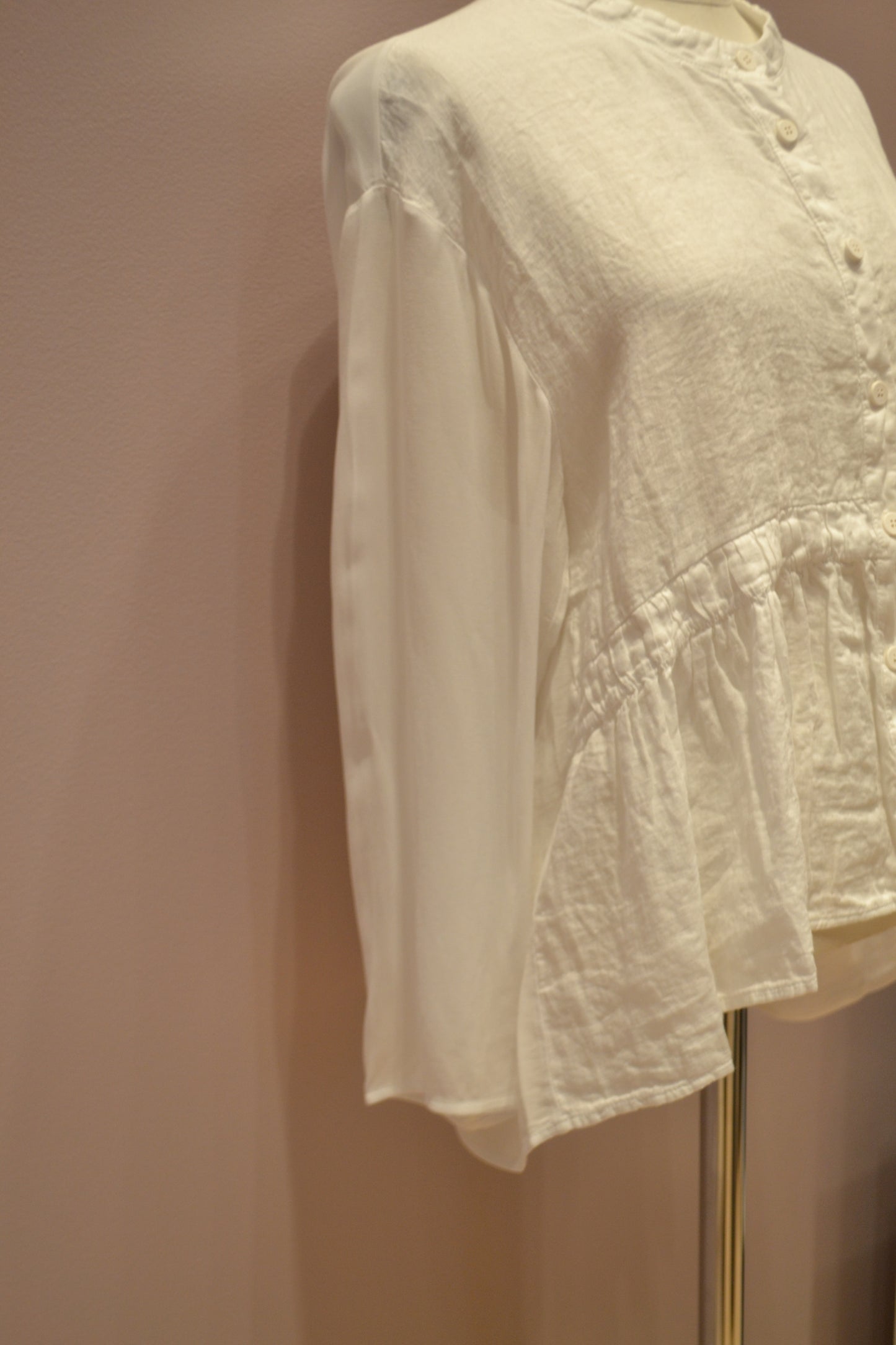 SS24Transit - Blouse in White E146