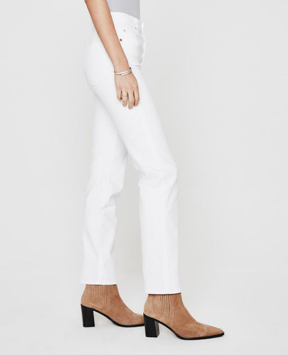 AG Jeans - Alexxis Straight Leg High Rise in White