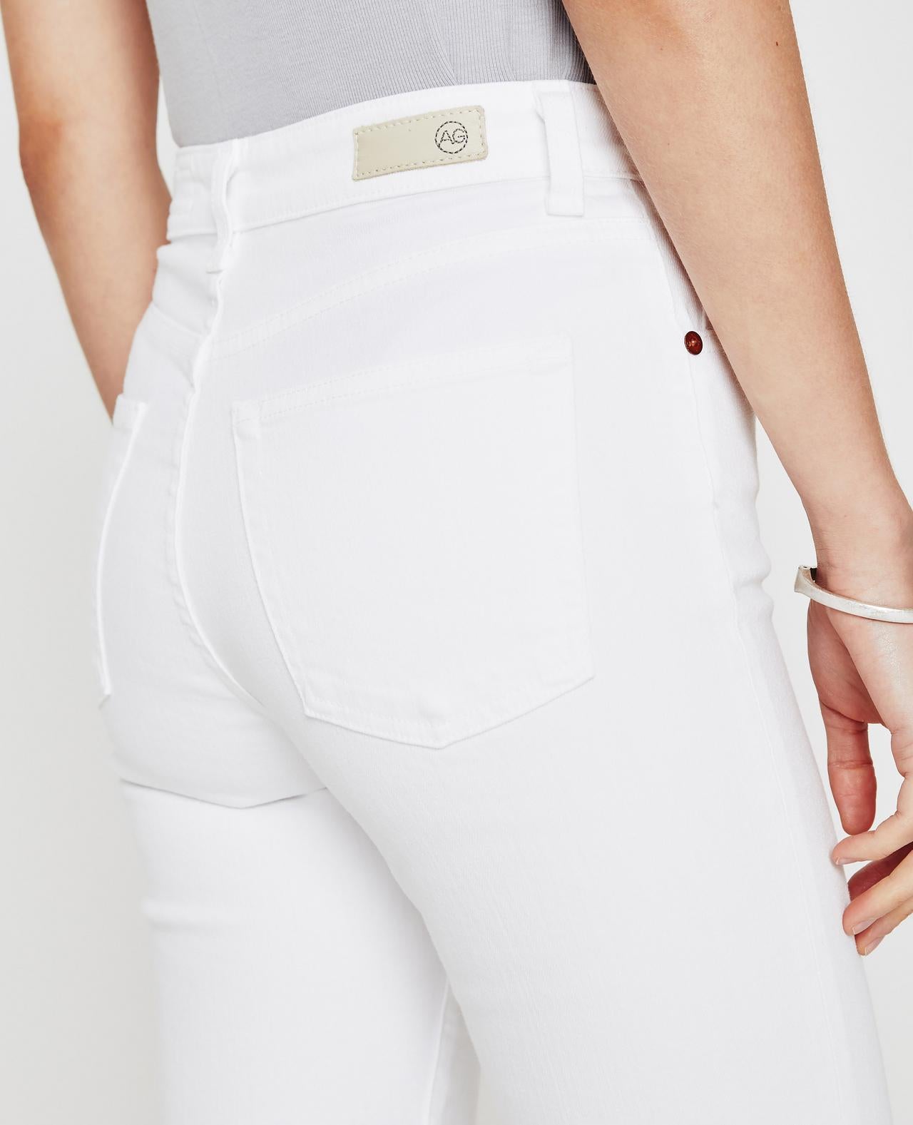 AG Jeans - Alexxis Straight Leg High Rise in White