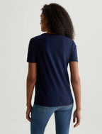 Jagger Crew Neck T in Deep Navy