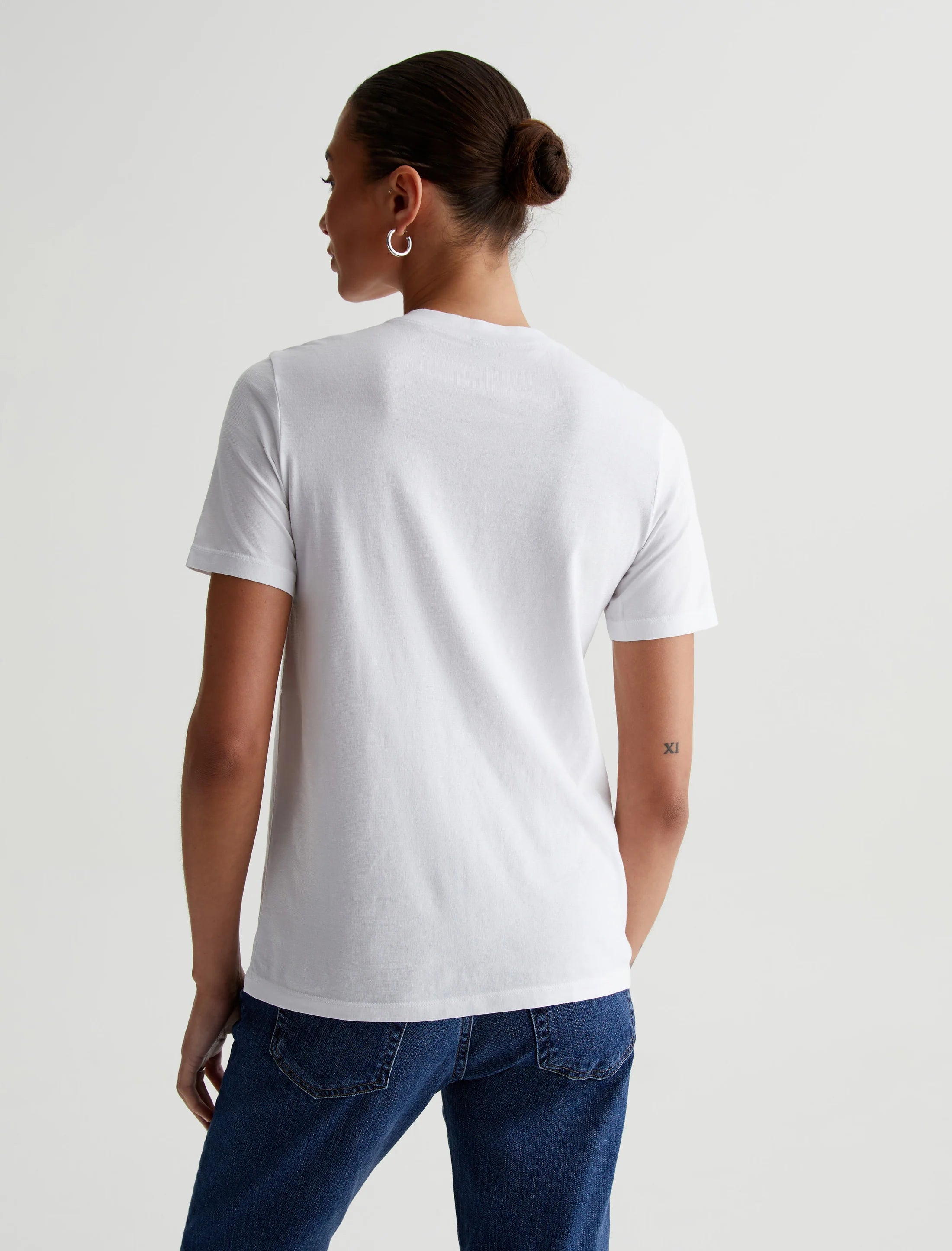 AG Jeans - White Crew Neck T-shirt