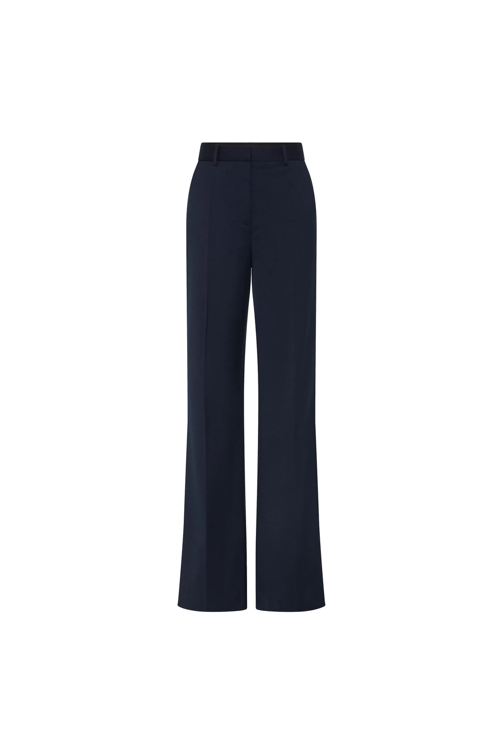 Navy blue pants on a white background