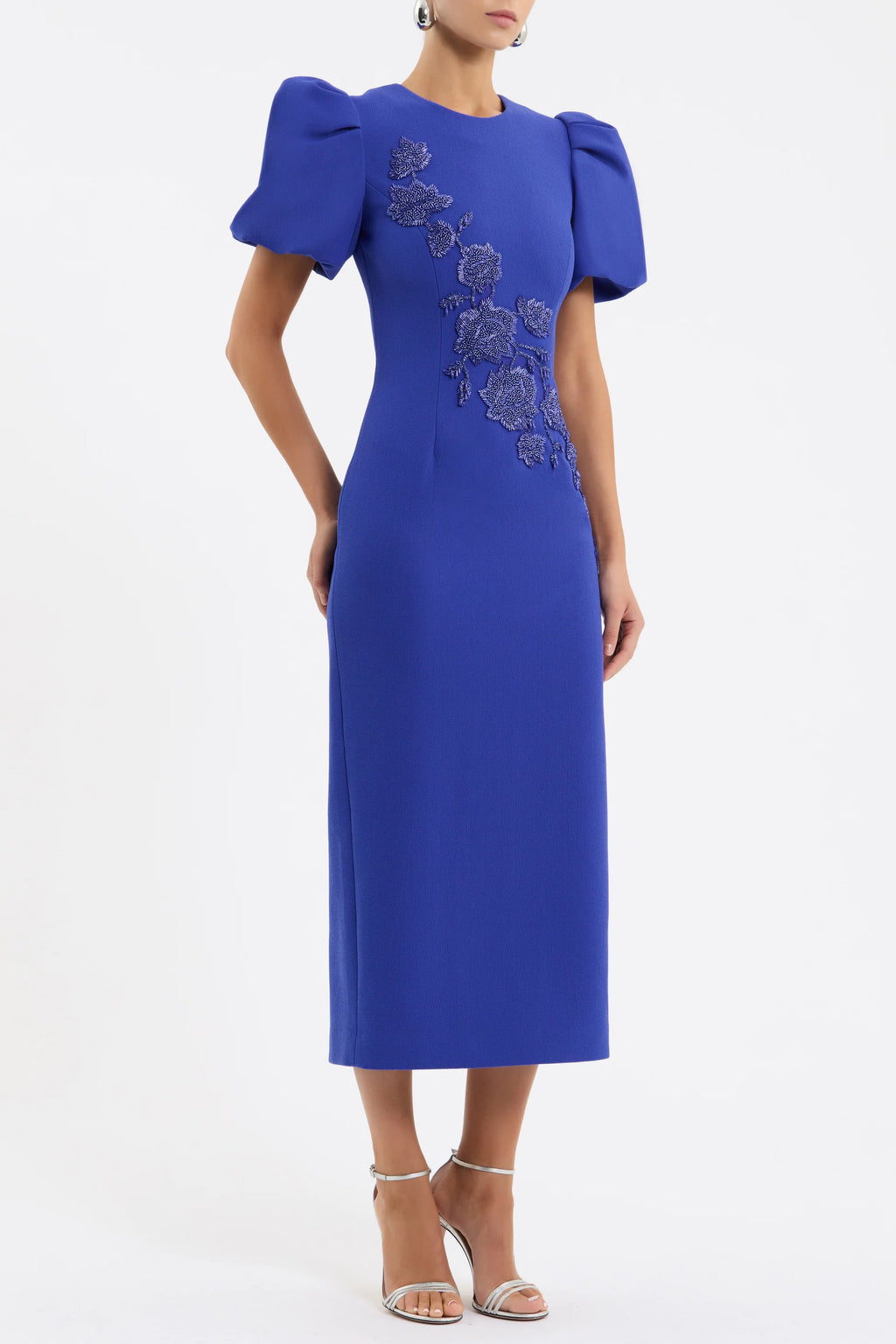 Evolet Puff Sleeve Midi