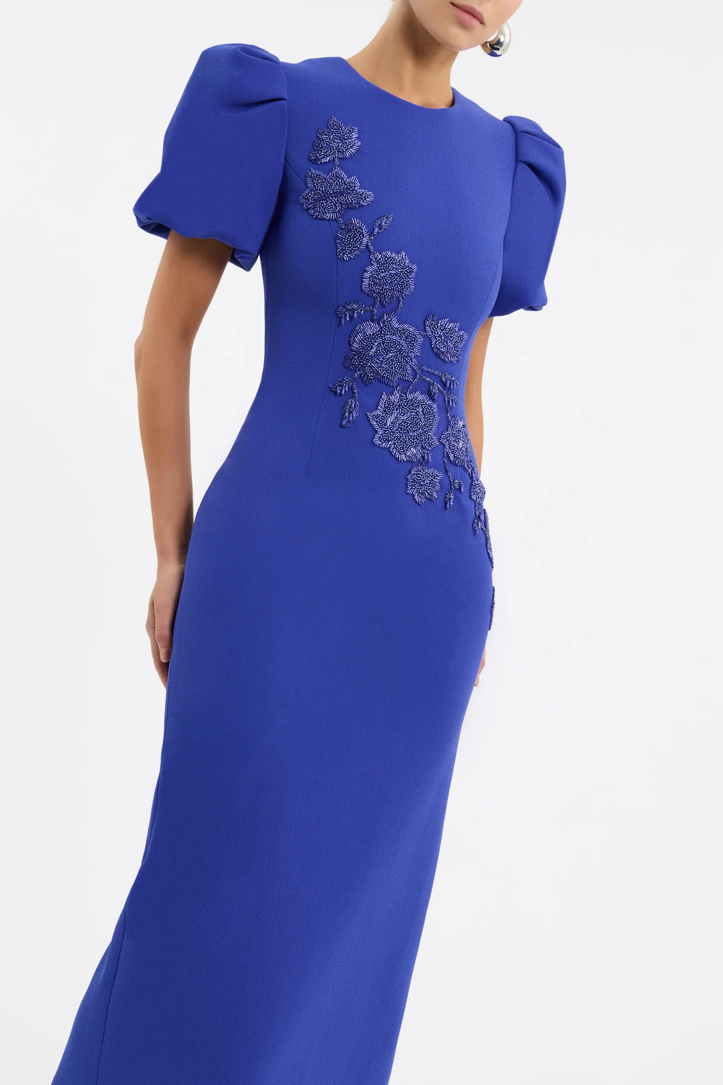 Evolet Puff Sleeve Midi