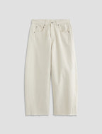 Beige pants on a light gray background