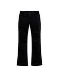 Black jeans on a light gray background