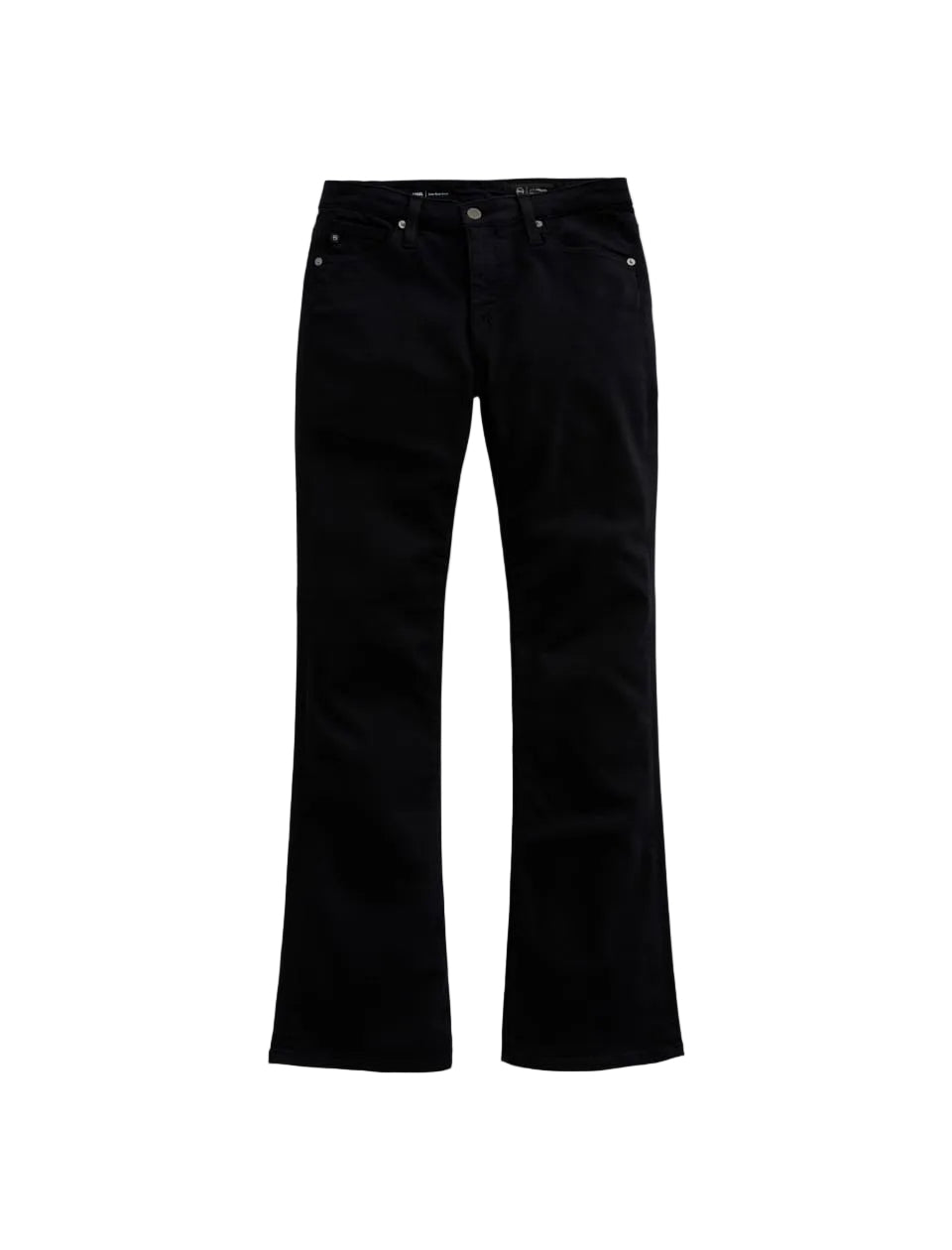 Black jeans on a light gray background