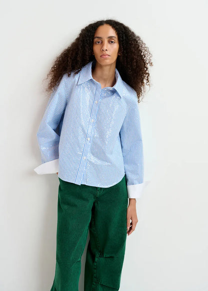 FW24 Essential Antwerp - Guiliano Shirt in Blue