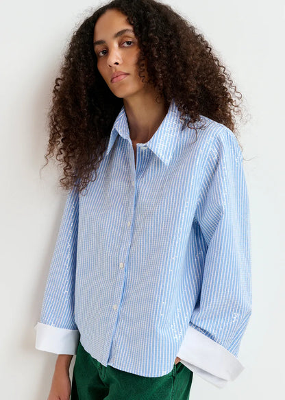 FW24 Essential Antwerp - Guiliano Shirt in Blue