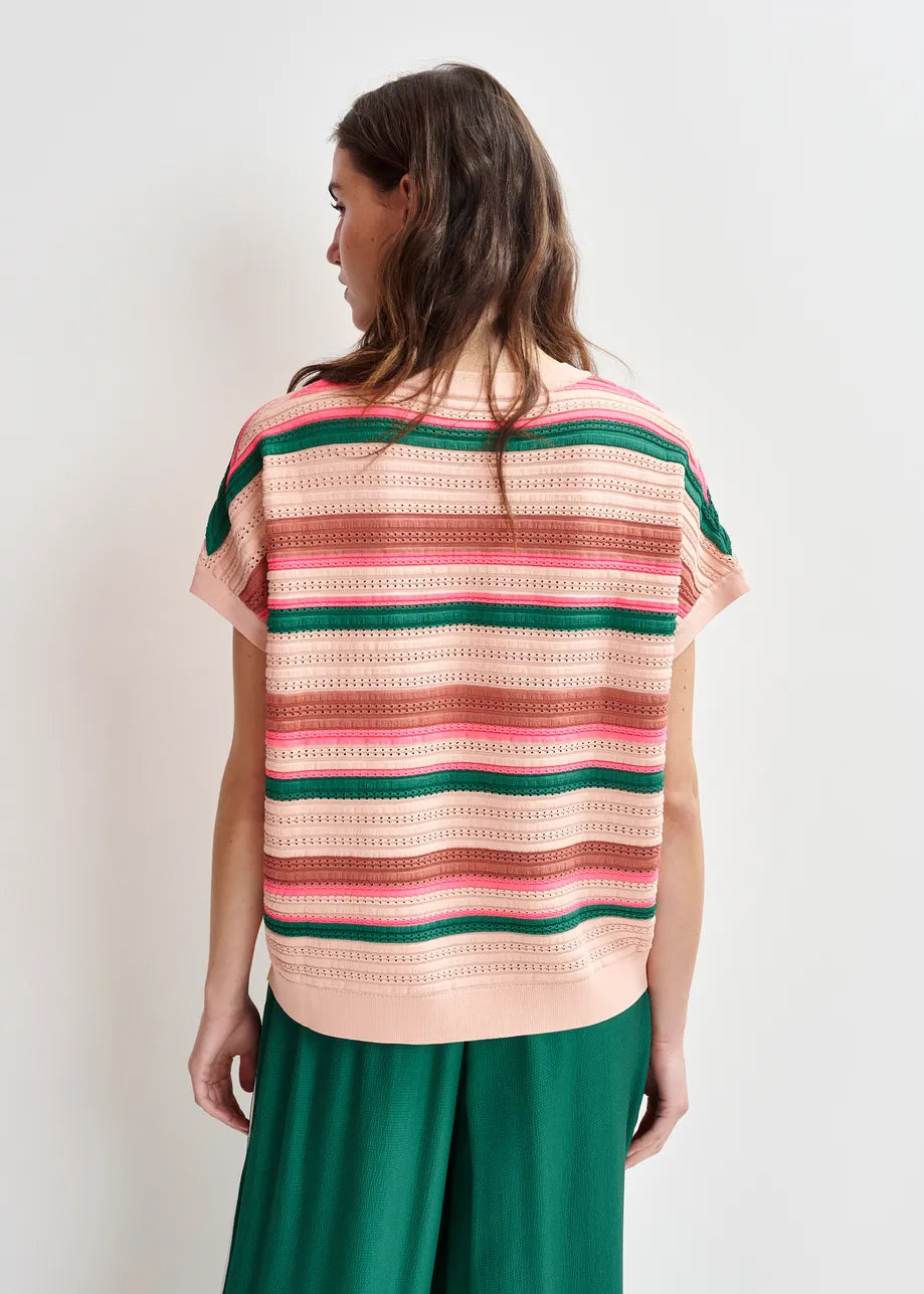 Hali short Sleeve Knit Top