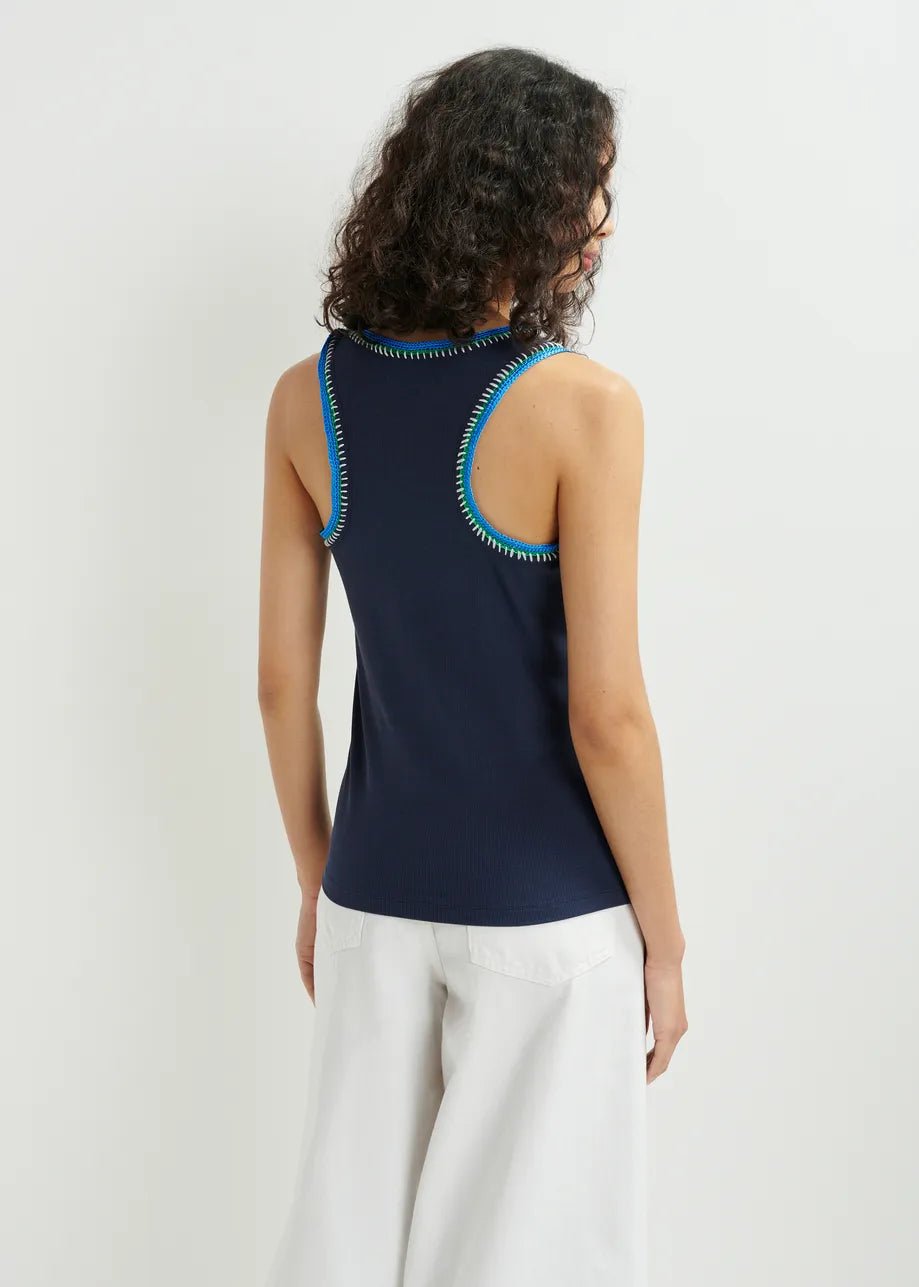 Embroidery Tank Top Harcel