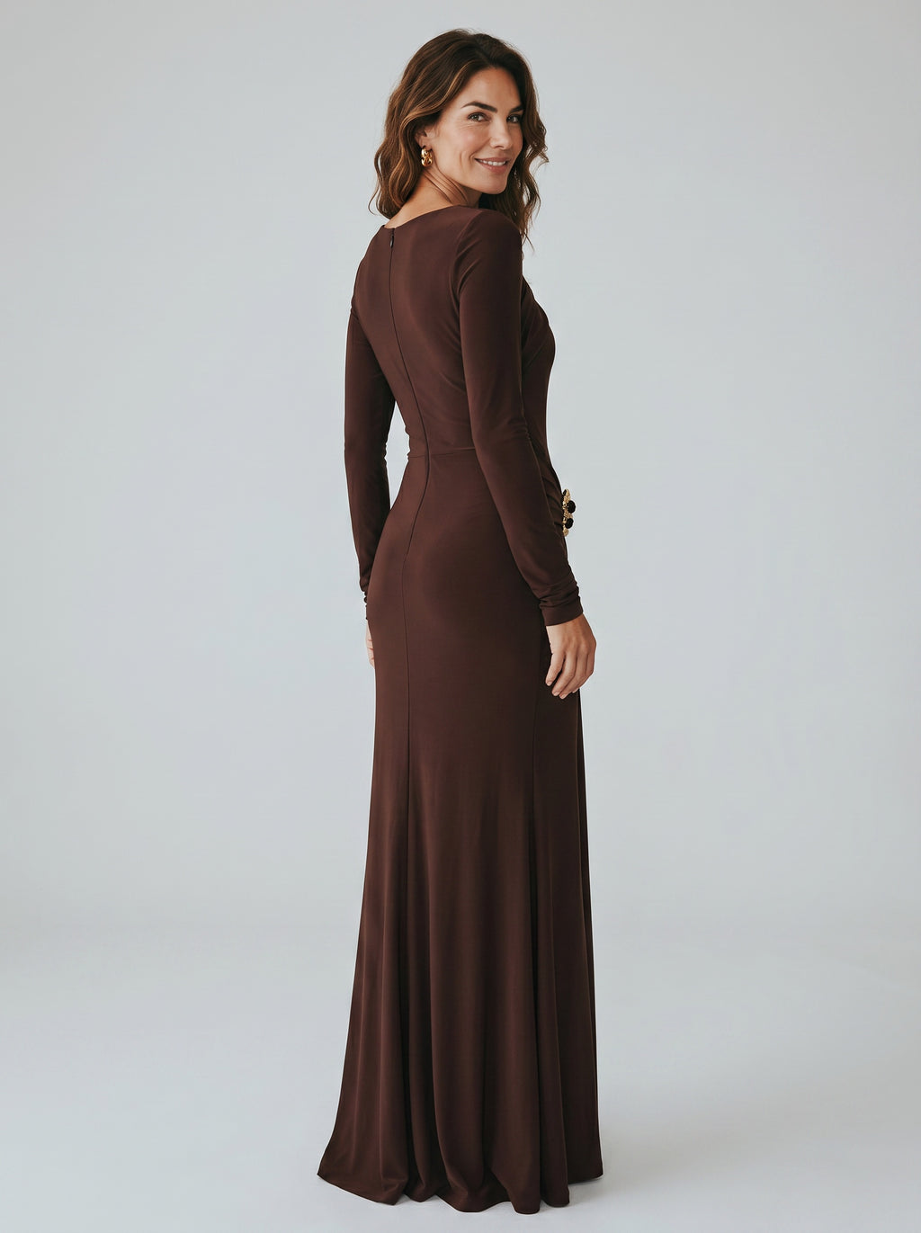 Hazine Long Sleeve Maxi Dress
