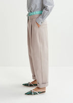Hip Double Waist Pants