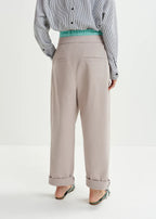 Hip Double Waist Pants