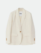 day Birger et mikkelsen jacket ivory. front side white background