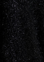 Black textured fabric pattern