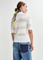 Jarts bow-embellished knit polo
