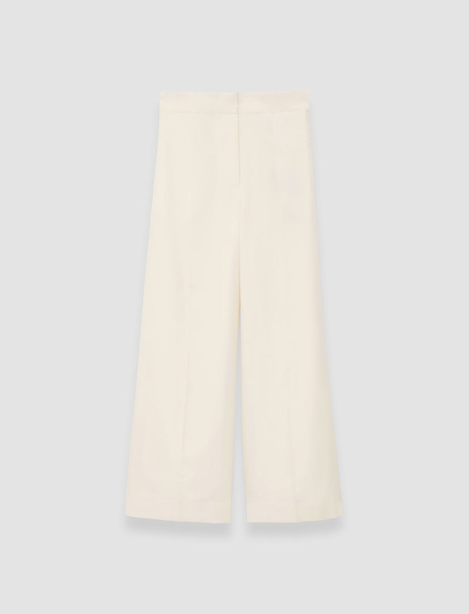 Soft Cotton Silk Thurlow Trousers in Ivory
