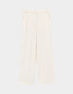 White pants on a light beige background