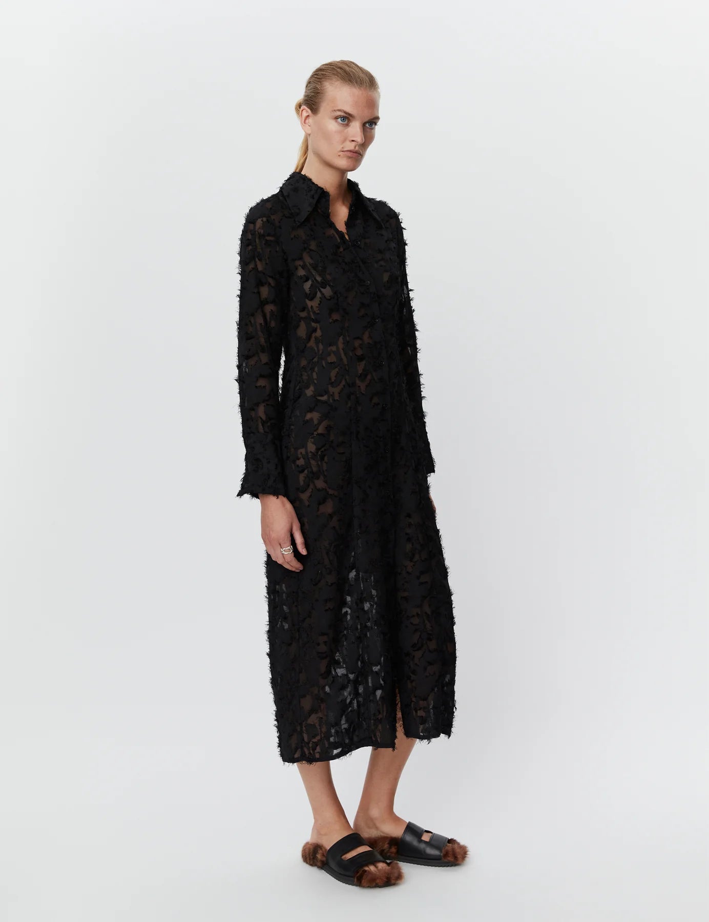 DAY BIRGER JOE MIDI SHEER DRESS