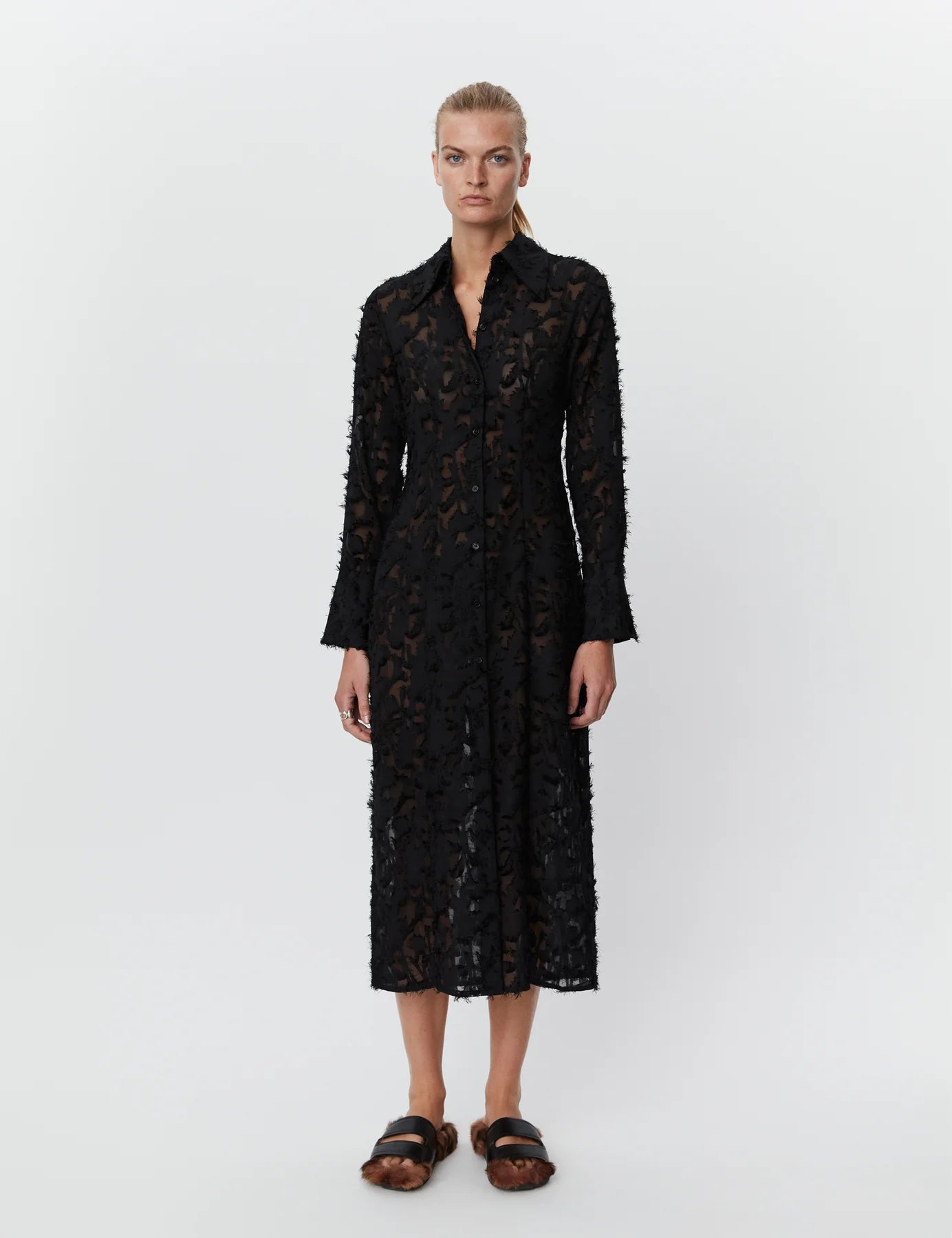 DAY BIRGER JOE MIDI SHEER DRESS