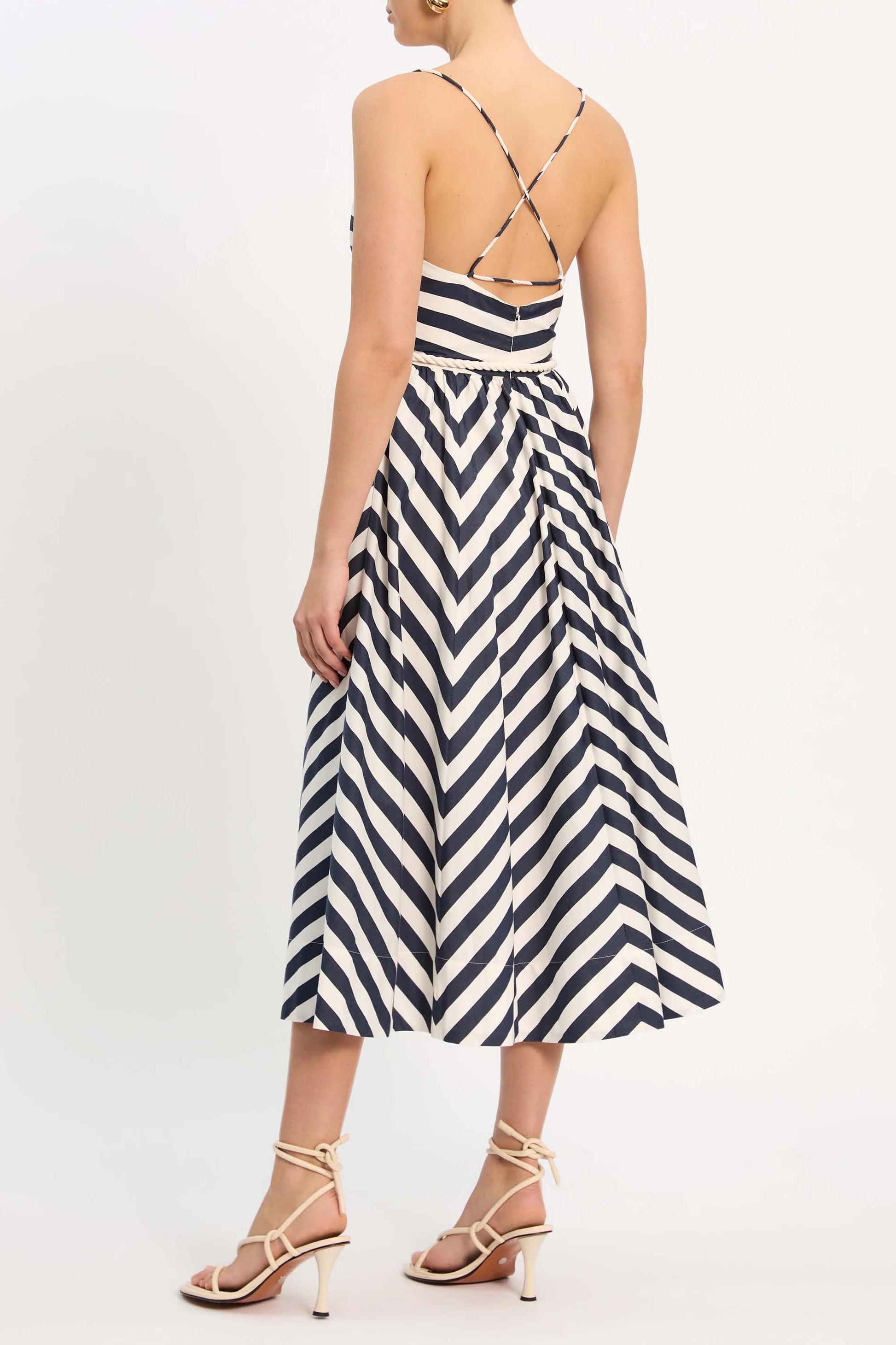Katerina Midi Puff Sleeve Dress