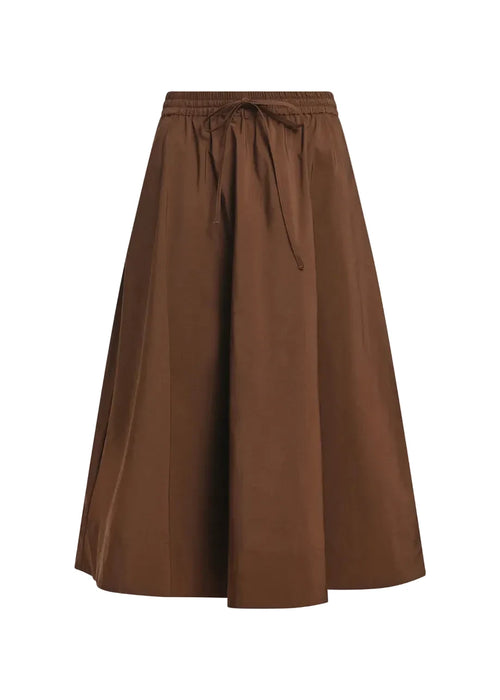 KEELY2-BA08

Essentiel Antwerp woven from a lustrous recycled-polyester fabric with a subtle sheen, this midi-length skirt is designed in an A-line silhouette topped with a comfortable, elasticated waistband.
