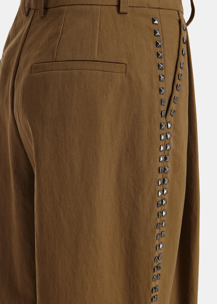 Korrupt  Studded Wide-leg Pants