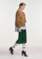 Kurtis Pullover with striped scarf