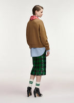 Kurtis Pullover with striped scarf
