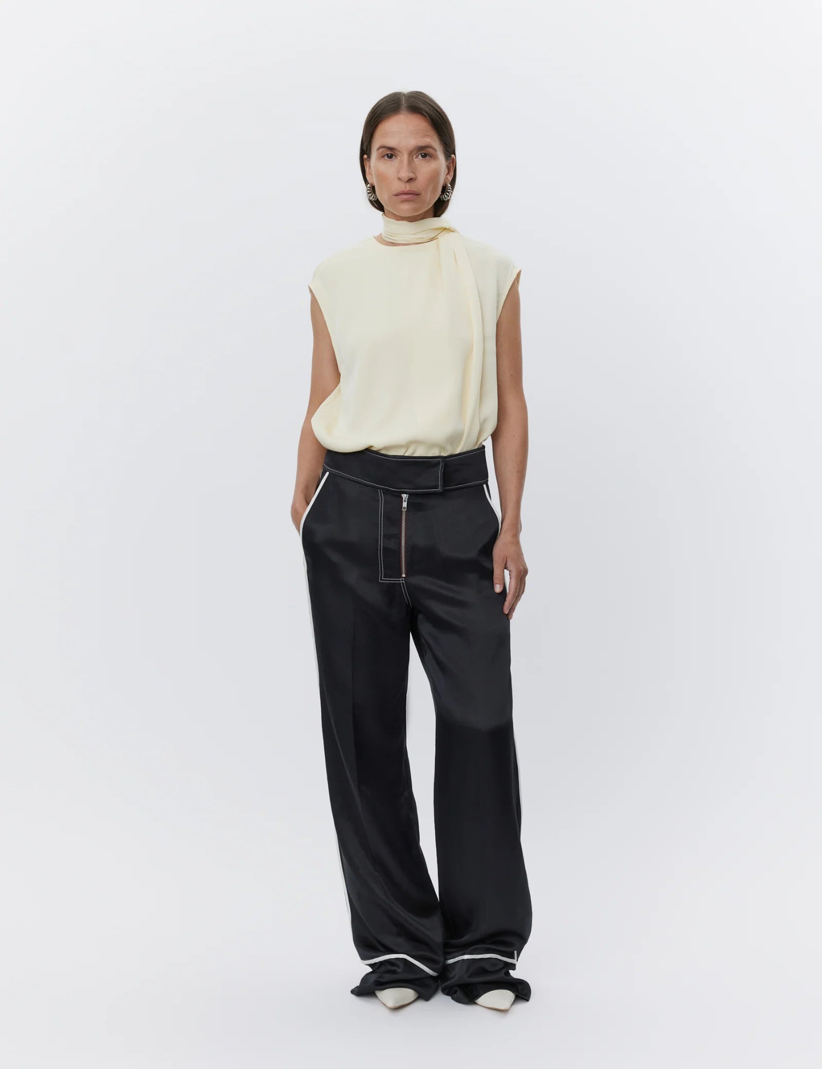 Kehlani Matte Crepe Top