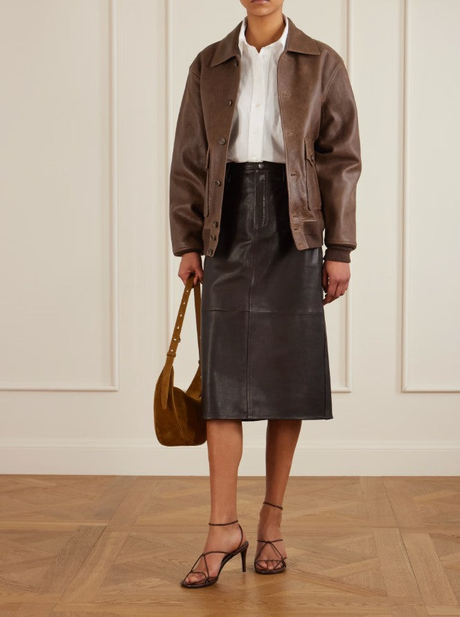 The Leather Trouser Skirt