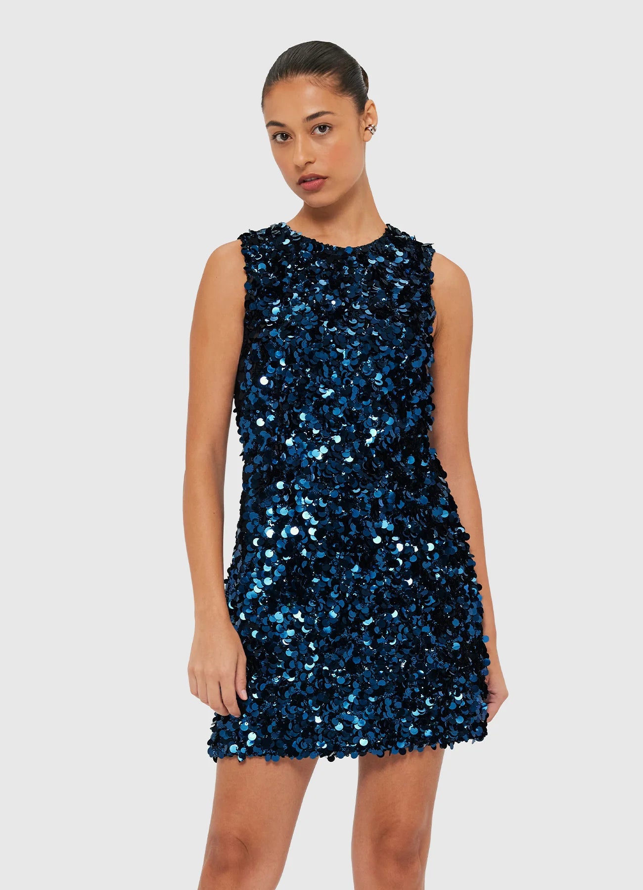 SS24 - Leo Lin Talia Sequin Dress in Midnight Blue