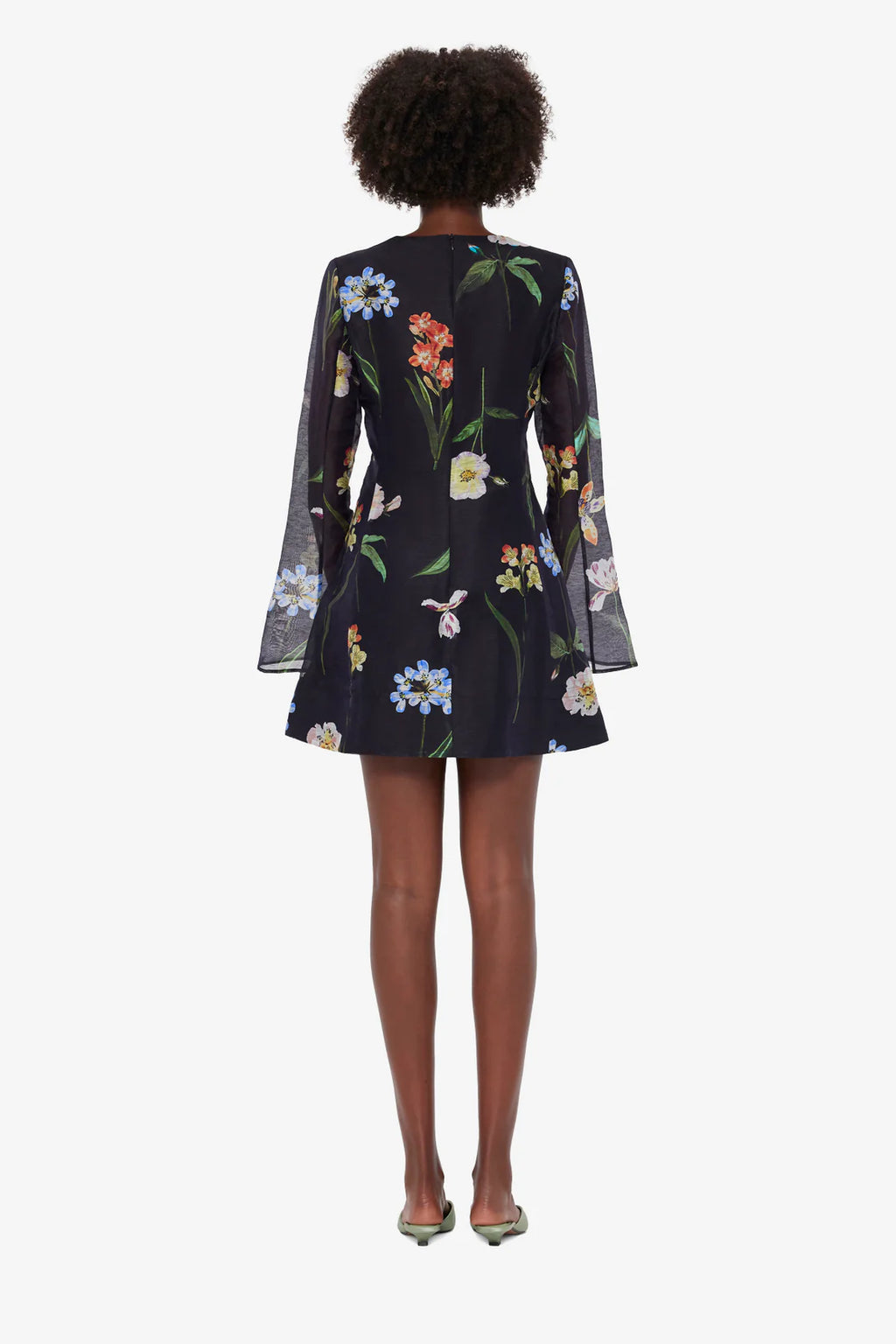 Suzanne Bell Sleeve Mini Dress