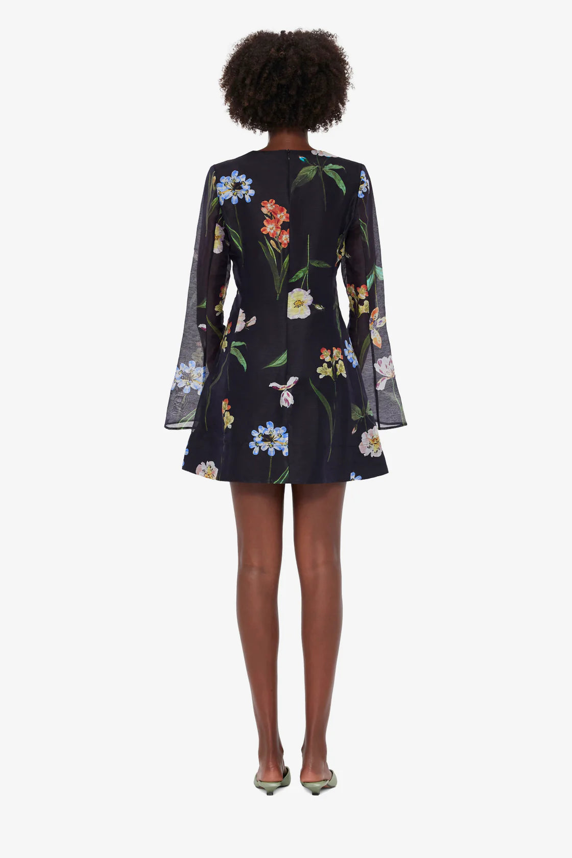 Suzanne Bell Sleeve Mini Dress