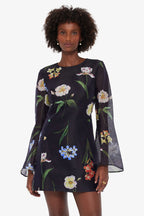 Suzanne Bell Sleeve Mini Dress