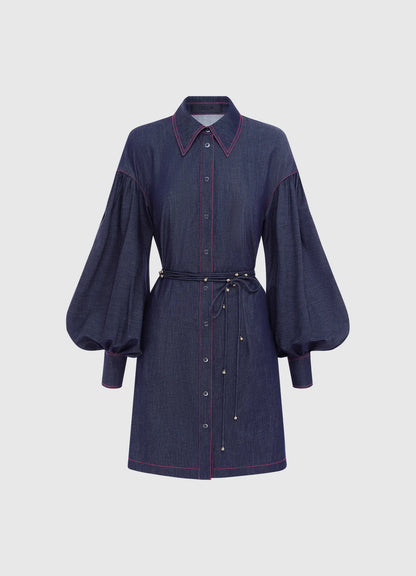 Leo Lin - Juliana Dress in Indigo